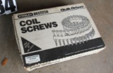 Stanley coil screws No. 8 x 3