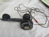 Kellogg antique linemans testing telephone.  Works great