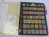 World stamp collecion 37 pages organized in binder