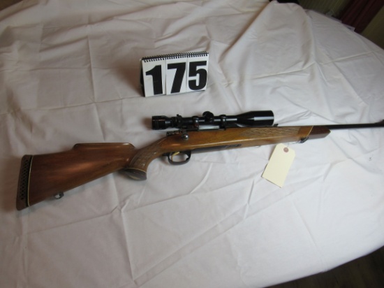 Parker Haile 243 cal bolt action with 4 shell magazine ser  z-71152, with Tasco 4-12x40 scope