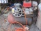 6hp Mitsubishi twin cylinder gas powered air compressor