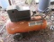 electric 5hp Craftsman horizontal portable compressor 25 gal tank