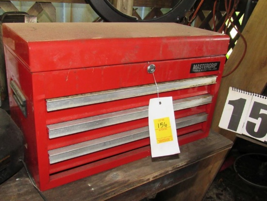 Mastergrip tool box with tools