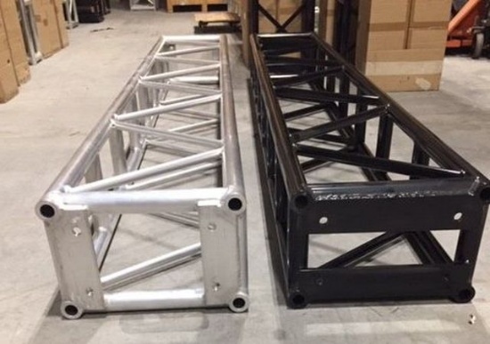 aluminum truss 10' x 18" x 12" with conical couplers