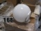 Beacon frosted white acrylic round replacement globe 9