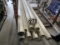 fluted 10' aluminum light poles 5” diameter 10ft long
