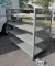 steel work cart 61”long  30” wide 57” tall comes with load center and electric recepticals mounted t
