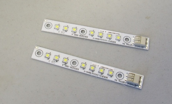 pair of 4" LED light strips with 7 LED lights per strip  part# 4813430523