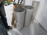 Aluminum 10” diam pipe ¼” thick wall approx 3' high  plus extra 8