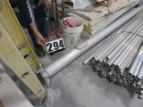 5” aluminum pole with base 13 ft long