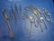 group of mixed stainless steel surgical tools
