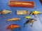 group of 9 mixed fishing lures