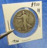1936 Walking Liberty 1/2 dollar