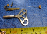 clock key and pendelum parts