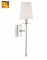 Savoy House 9-302-1-109 wall sconce with antique white shade