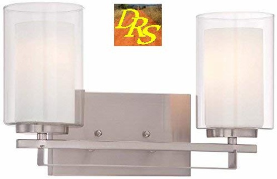 Minka Lavery 2 light brushed nickle bath vanity 6102-84   M11 393