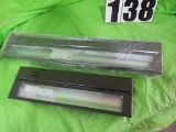 16” Xenon under cabinet lights (1) brown (1) bronze comes with bulbs and on off switch120v LED  (box