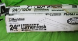 Xenon Lumen Task 24” 120V white  under cabinet LED lights with bulbs X24-120-wh  NOS (boxes rough)