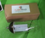 R8 Flame bulb.  World’s Best Flickering Flame Effect Light Bulb Patented flame emulation bulb UL cer