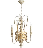 Quorum 6355-4-61 Leduc 4 Light 18 inch Florentine Gold Chandelier Ceiling Light