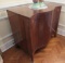 walnut dining room linen cabinet (contents shown in picture not included)