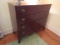 4 drawer walnut finish chest 43