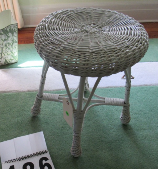 wicker stool