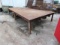 welding table trapezoid shape 17' long x 114