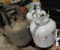LP gas tanks ror BBQ grill with gas