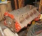 350 Chevrolet 4 bolt main block bored 60 over with motor stand