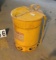 oily dirty rag storage cans