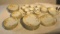 8 place setting Sakura china made in post war Japan (8)plates (8) soup bowls (7) cups (8) saucers (8