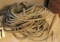barrel of mixed length flex conduit with 3 wire
