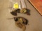 bag of 100 oval brass number plates with appeared to be 3 sets of sequential numbers