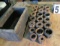 set large collets in wood box