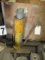 hydraulic piston with solid shaft ram for machine