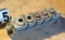 crane control box with three push button switches plus blanks holes for two more