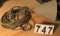 portable light with metal shade on 50' heavy cord