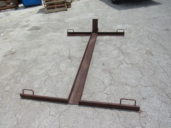 steel rack for motorcycle transport in back of long bed pickup truck