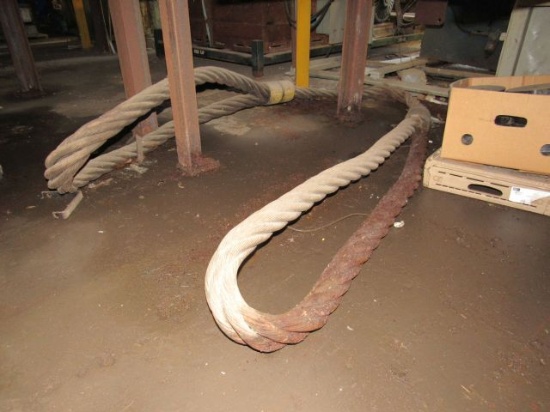 2" wire rope choker cable has certification tag that may be our of date