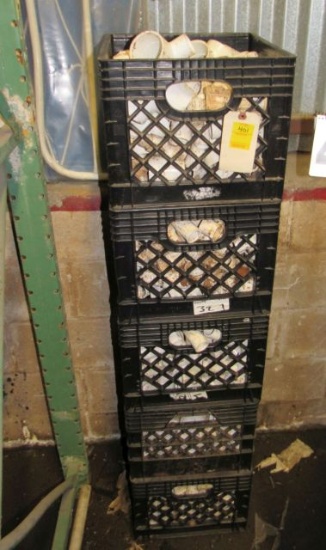 cases of mixed size pvc fittings