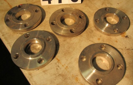 stainless steel weld neck 150 psi flanges with raised backs 316/316L meets B16.5 pipe code, also 5.5