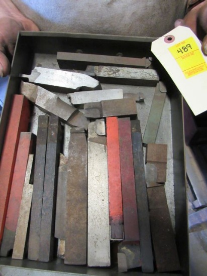 1" assorted widths 60% braised carbide 40% high speed turning tools