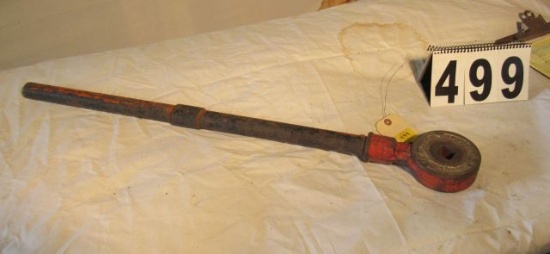 Rigid pipe threader handle with 3/4" adapter