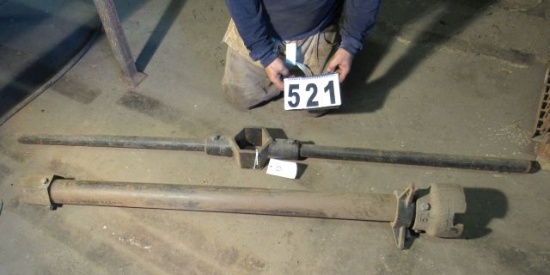 size 5 1/4" wrench for turning off underground water main valves 2 piece system socket on 5' stem an