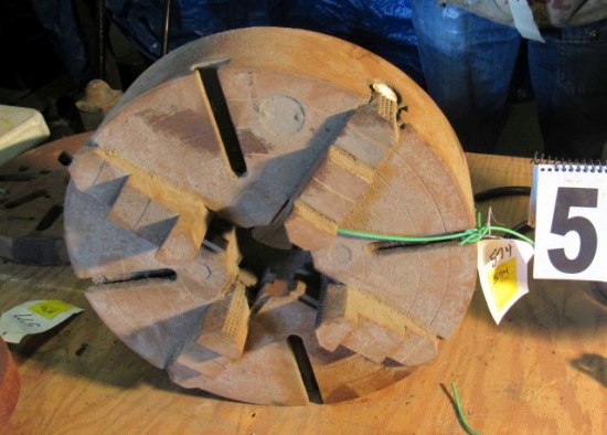 4 jaw chuck 15" dia