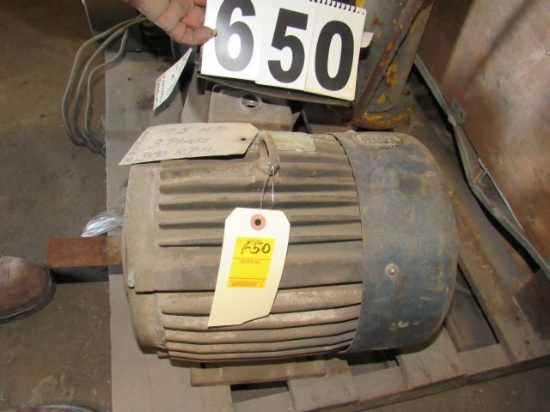 7.5hp 3ph 3690 rpm electric motor