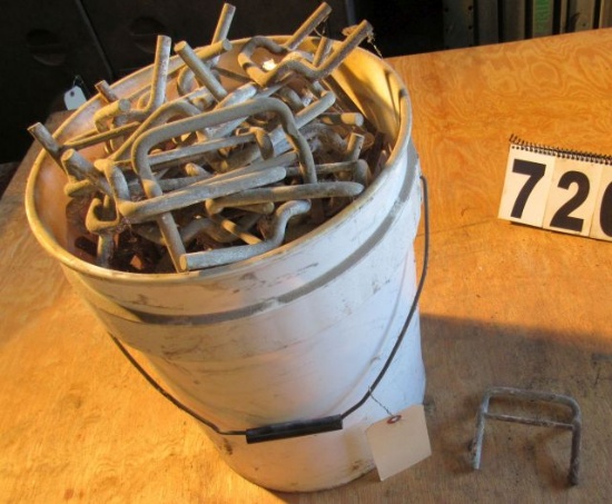 bucket of pallet racking safety locking pins
