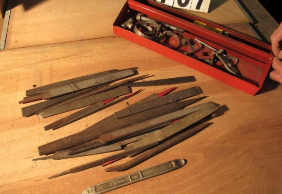 mixed files in tool tray