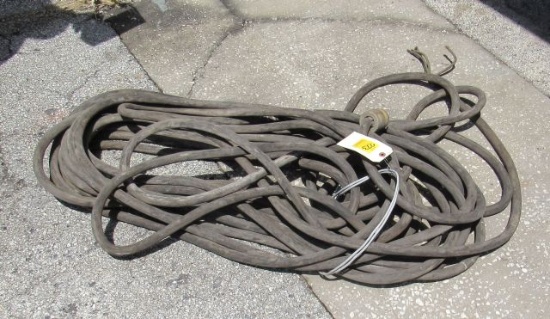 50' three phase cord with 4 prong cord cap on one end